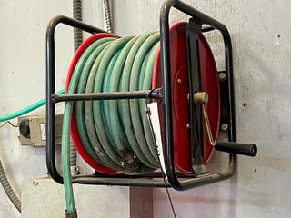 Portable Air Hose Reel c/w Air Hose.