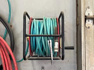 Portable Air Hose Reel c/w Air Hose.