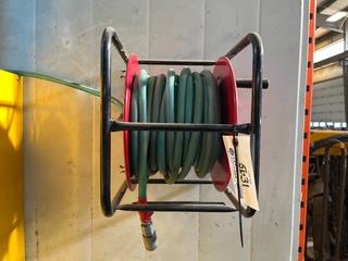 Portable Air Hose Reel c/w Air Hose.