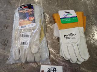 Quantity of Watson and Prostar Large Welding Gloves.