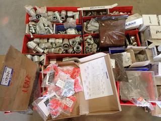 Pallet of Assorted Elbows and Flanges.