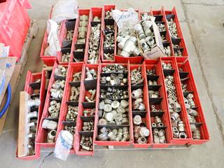 Pallet of Assorted Tees and Couplings.