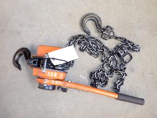 1-1/2 Ton Lever Block Chain Hoist.