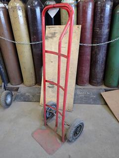 Single Gas Cylinder Hand Truck 52in Tall.