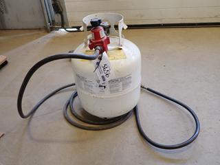 Fisher S-67CH-743 LP-Gas Regulator & Tiger Torch c/w 20 LBS Propane Tank .