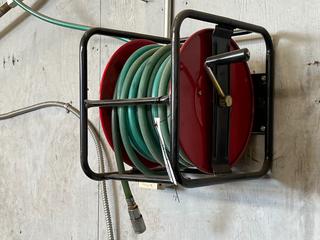 Portable Air Hose Reel c/w Air Hose.