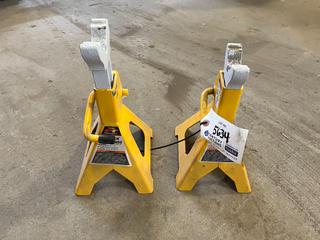 (2) Performance Tool W41022, 3 Ton Jack Stands, 6,000 Pound Capacity.