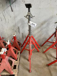(2) Ridgid 56662 VJ-99, V-Head High Pipe Stands.