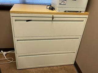 3-Drawer Lateral File Cabinet.