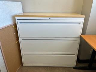 3-Drawer Lateral File Cabinet.