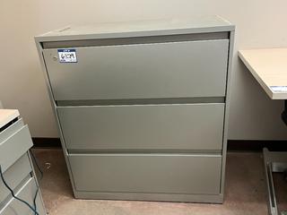 3-Drawer Lateral File Cabinet.