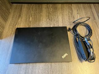 Lenovo P15V Laptop with Power Cord.