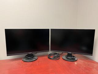 (2) ViewSonic VA2447-MH 24 In Monitors.