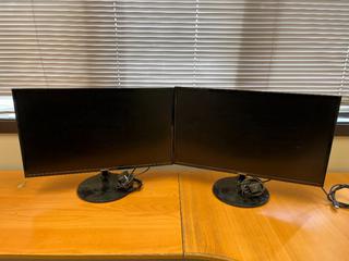 (2) Samsung S27F350FHNXZA 27 In Monitors.