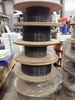 (6) Spools of Prostar PRS8249412-744 Star Core 6 Metal Cored Welding Electrode Wire, .045in/1.2mm, Weight 44# SP/20Kg.