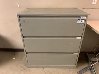 3-Drawer Lateral File Cabinet.