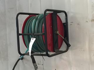 Portable Air Hose Reel c/w Air Hose.
