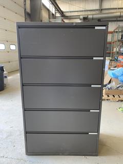 5-Drawer Lateral File Cabinet.
