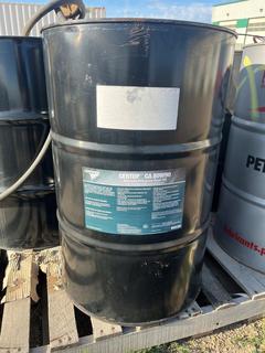 (1) Drum of Certified Certop CA 80W90 Extreme Pressure Gear Oil, (1) Petro Canada DuraDrive HD Synthetic 668 Transmission Fluid and (1) Opened Drum of Certified Spectra Xtreme 15W40 CK-4 15W40 Motor Oil with Molysol.