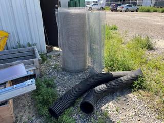 Mesh Fencing and 10ft Rubber Hose.