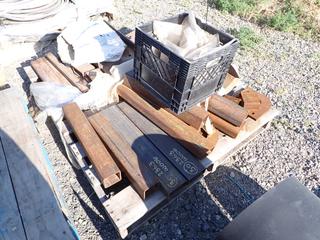 Pallet of Assorted Steel Brackets.