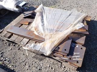 Pallet of Assorted Steel Brackets.