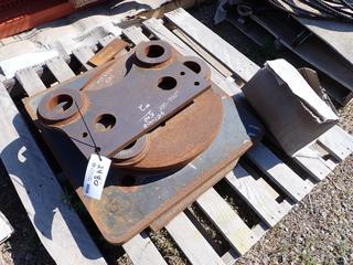 Assorted Steel Mounting Brackets.
