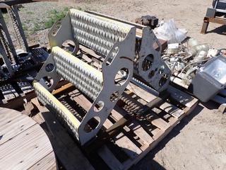 (2) Three Rise Steel Stairs