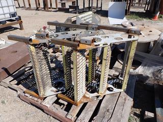 (2) Three Rise Steel Stairs