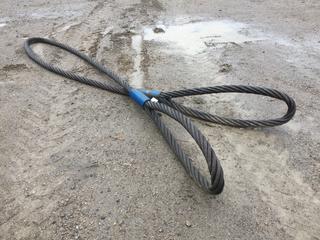 2-1/2in x 25ft Steel Cable.