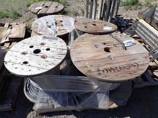 (5) Spools of Red 8 AWG 1000V Insulated Wire.