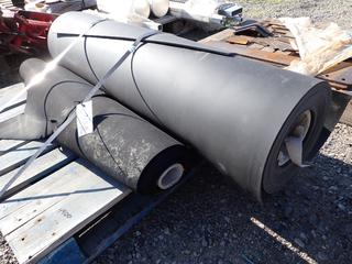 (2) Rolls of Rubber Floor Mat, 4 Ft W.