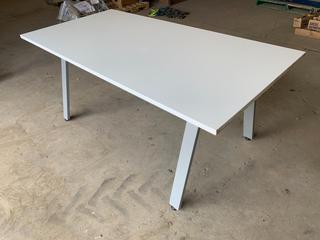 White Table, 6ft x 3ft. *Disassembled*