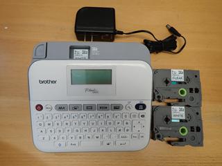 Brother P-Touch D400 Label Maker c/w Extra Cartridges.