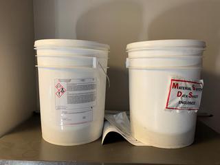 (2) 5 Gallon Pails of High Calcium Quick Lime.