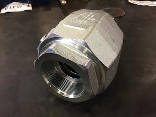 (2) 2in Carbon Steel Ball Valves and Brass 3in Ball Valve.