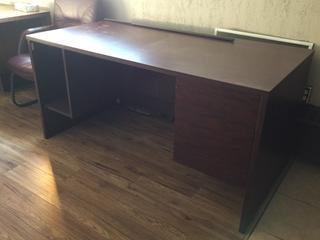 Desk with CPU Holder,  2-Drawers and Chair, 5ft x 30in.  *Note - Buyer Responsible for Dismantling and Removal* 