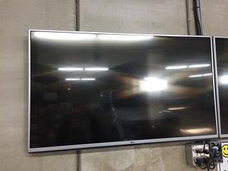 LG 42in TV with Wall Mount, No Remote. (WH)