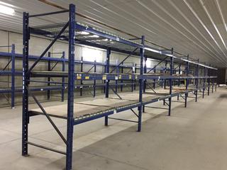 (8) 8ft Sections of Pallet Racking. *Note - Buyer Responsible for Dismantling and Removal, Item Cannot be Removed Until Friday March 8th Unless Mutually Agreed Upon.*
