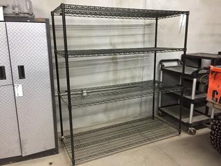 Wire Shelving Unit. (WH)