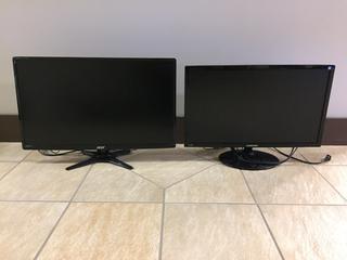 Acer G276HL 27in Monitor and Samsung S24A300B 24in Monitor. (RST)