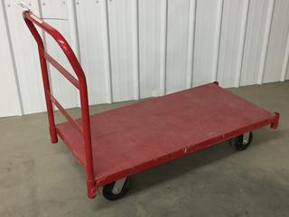 Metal Platform Cart, 4ft x 2ft.  (WH)