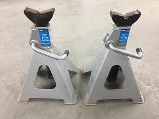 Set of OTC Model 5373 6-Ton Jack Stands. (1-B-3)