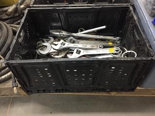 Quantity of Assorted Wrenches and Crescent Wrenches.  (WH)