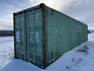 40ft Storage Container # CHLU 8209787 *Note - Buyer Responsible for Removal*