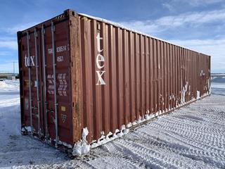 40ft HC Storage Container # TGHU 8365147 *Note - Buyer Responsible for Removal*