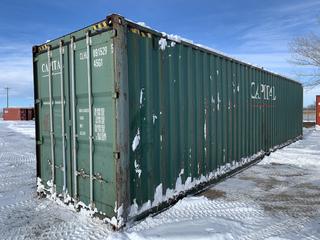 40ft HC Storage Container # CHLU 8915295 *Note - Buyer Responsible for Removal*