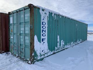40ft HC Storage Container # DFSU 6055489 *Note - Buyer Responsible for Removal*