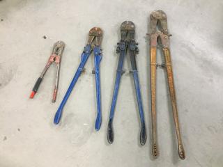 43in, 36in, 30in and 18in Bolt Cutters. (1-A-3)