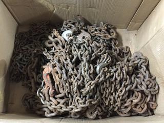 Quantity of Assorted Lifting Chains.  (WH)